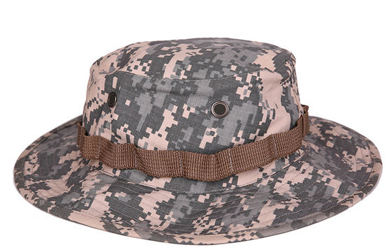 Vietnam Camo Under Armour Tactical Boonie Hat 58cm Dapat Dicuci Ramah Lingkungan