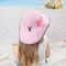 OEM ODM Outdoor Babys Bucket Hats 45cm 100% Polyester Bernapas