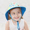 OEM ODM Summer Floral Beach Outdoor Bucket Hats Dengan Leher Flap