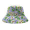 Logo Dicetak 55cm Topi Ember Luar Ruangan 100% Polyester Untuk Anak-Anak