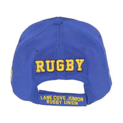 Desain Custom Racing Baseball Cap, Adjustable 6 Panel Bordir Outdoor Baseball Hat