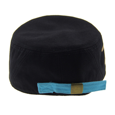 Kap Baseball Militer Woven Cotton Custom Printing Cap Cadet Cotton