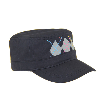 Pria Wanita Outdoor Topi Baseball Militer Katun Flat Top Topi Tentara OEM ODM