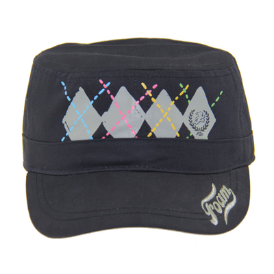 Pria Wanita Outdoor Topi Baseball Militer Katun Flat Top Topi Tentara OEM ODM