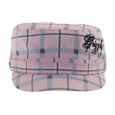 Custom Printing Embroidery Red Military Cadet Cap Curved Brim Tipe