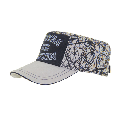 Customization Green Brodered Cadet Hat Adjustable Outdoor Mode