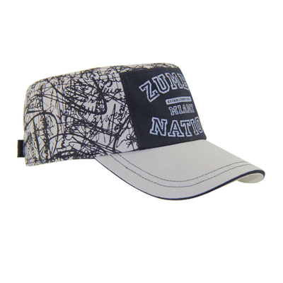 Customization Green Brodered Cadet Hat Adjustable Outdoor Mode