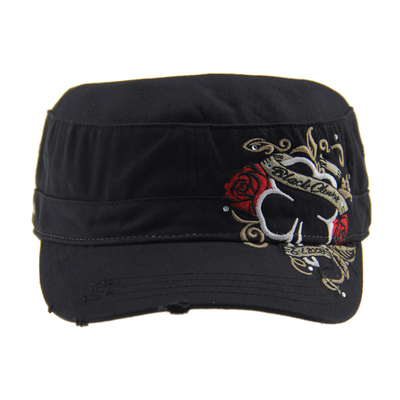 Casual Vintage Military Cadet Cap Satu Ukuran Cocok Semua SEDEX Sertifikasi