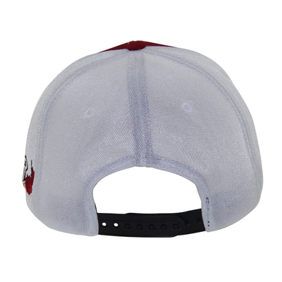 Pre Curved Peak Mesh Trucker Caps 3D bordir Baseball Caps 4 panel