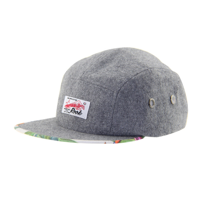 Perbedaan Bulu Pribadi 5 Panel Topi Kamp Ukuran Dewasa Tidak Dibangun