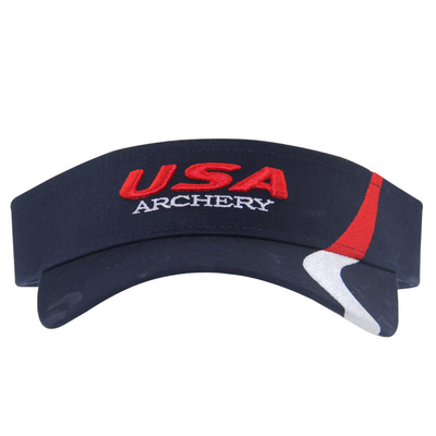 Unisex Woven 100% Cotton Sun Visor Disesuaikan Sun Visor bordir