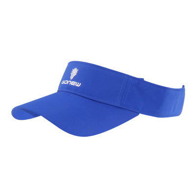 Visor Olahraga Wanita Biru Dengan Logo Pencetakan Transfer Reflektif
