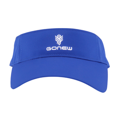 Visor Olahraga Wanita Biru Dengan Logo Pencetakan Transfer Reflektif