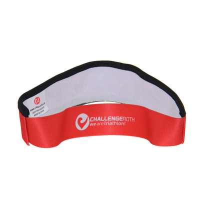 Topeng Sun Visor Olahraga Bergaya Dengan Logo Pencetakan Sublimasi Di Depan Dan Belakang
