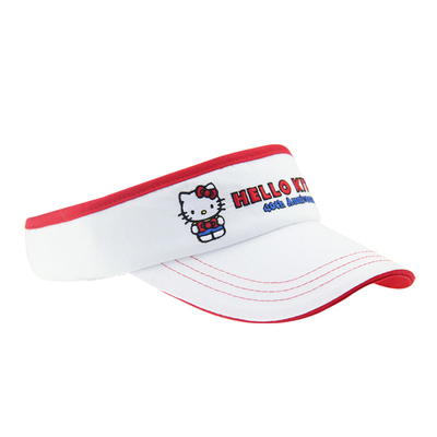 Anak-anak Ringan Berat Matahari Visor Caps Putih Sun Shade Visor Topi Tutup disesuaikan