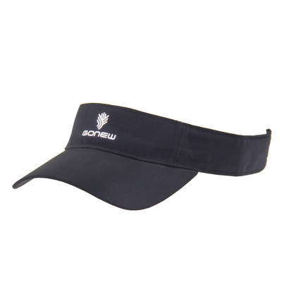 Berat Ringan Serat Mikro Wanita Sports Sun Visor Dengan Pencetakan Reflektif
