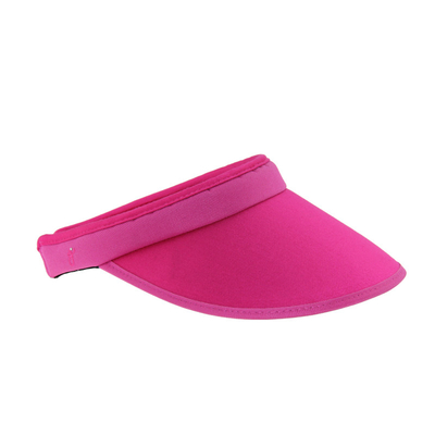 OEM ODM Katun Wide Brim Sun Visor Clip Hat On Style Desain awet