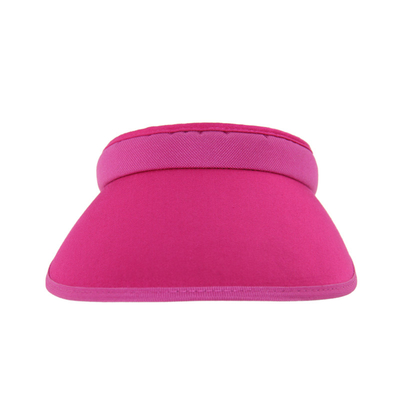OEM ODM Katun Wide Brim Sun Visor Clip Hat On Style Desain awet