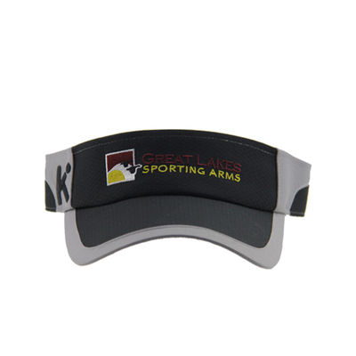 Summer Polymesh Embroidery Sports Sun Visor Caps Dengan Puncak yang Curved