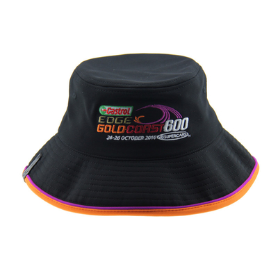 Premium Ottoman Fisherman Bucket Hat Customisable Bordir lebar tepi