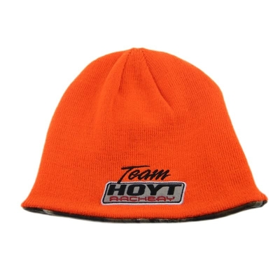 Unisex Kamuflase Reversibel Knitted Beanie Topi Custom Brodery Logo