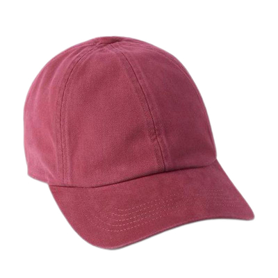100% Baju Organik Baseball Cap Cuci, Profil Rendah Tak Dibangun Luar Ruang 6 Panel Cap