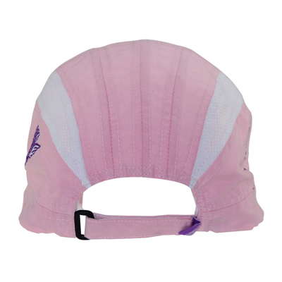 Beautiful Pink Wanita Latihan Topi Custom bordir Berlari Topi SEDEX bersertifikat