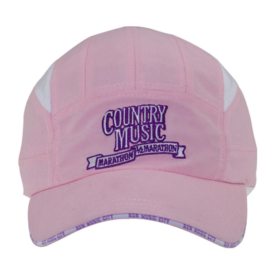 Beautiful Pink Wanita Latihan Topi Custom bordir Berlari Topi SEDEX bersertifikat