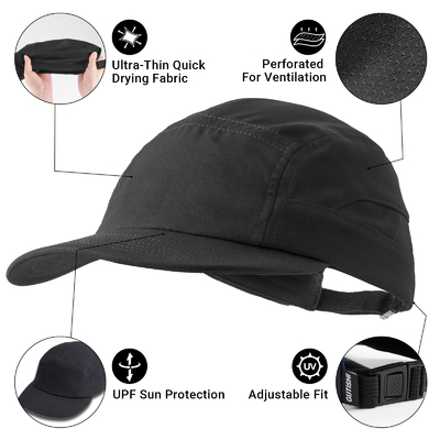 Premium Custom Running Hat Pria atau Wanita Soft Peak Sports Baseball Cap