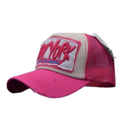 Vintage Adjustable 5 Panel Trucker Hat Pria Wanita Musim Panas Cuci Trucker Cap