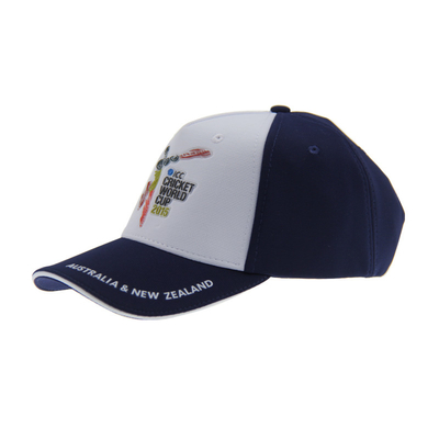 Customized High Frequency Welding Branded Logos Cap Baseball Atletik, Kap 6 Panel yang awet