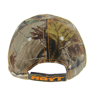 6 Panel Kamuflase Bordir Baseball Cap, Unisex Low Profile Adjustable Hunting Hats