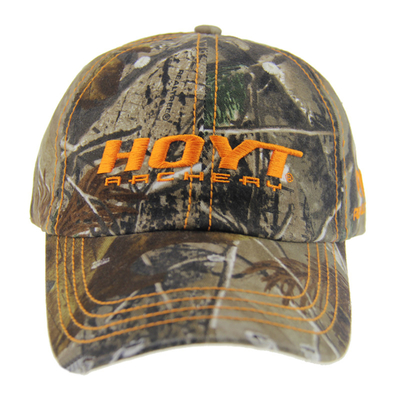 6 Panel Kamuflase Bordir Baseball Cap, Unisex Low Profile Adjustable Hunting Hats
