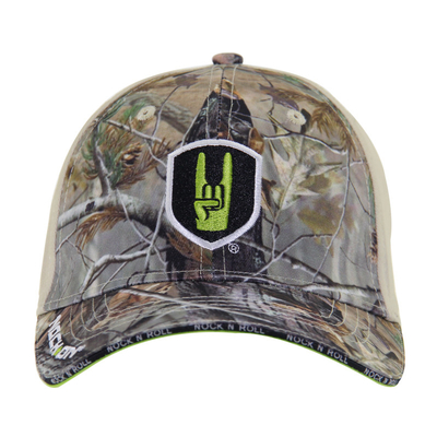 Bergaya 6 Panel Kamuflase Baseball Cap Bordir Dipasang Camo Hunting Hat