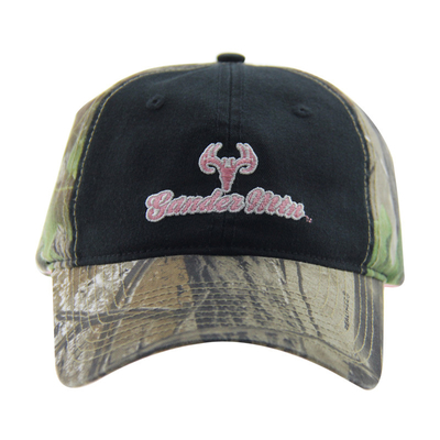 6 Panel Kamuflase Bordir Kap Baseball Luar Ruang, Unisex Low Profile Adjustable Hunting Hats