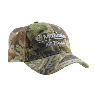 6 Panel Kamuflase Bordir Kap Baseball Luar Ruang, Unisex Low Profile Adjustable Hunting Hats