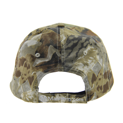6 Panel Kamuflase Bordir Kap Baseball Luar Ruang, Unisex Low Profile Adjustable Hunting Hats