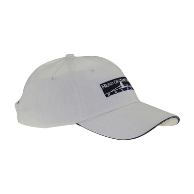 Classic 6 Panel Cotton Embroidery Baseball Cap, Low Profile Sandwich Adjustable Pria Dan Wanita Cap