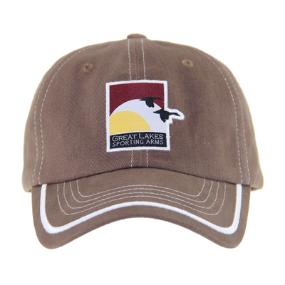 Klasik Cotton bordir Outdoor Baseball Caps 6 Panel Dibangun