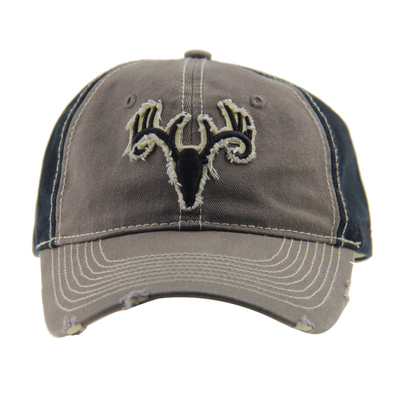 Curved Brim Distressed Vintage Baseball Caps Baseball Caps Cuci Disesuaikan