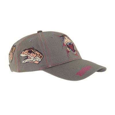 Customized Dragon Embroidery Baseball Caps, Low Profile Kids Adjustable Cotton Outdoor Caps