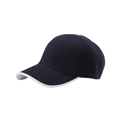 Cap Baseball Outdoor yang Dibangun Profil Rendah 6 Panel Hat UL Approval