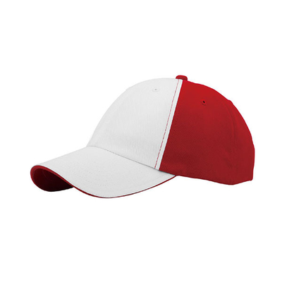 2 Tone 6 Panel Dibangun Baseball Cap, Low Profile Adjustable Pria dan Wanita Cap