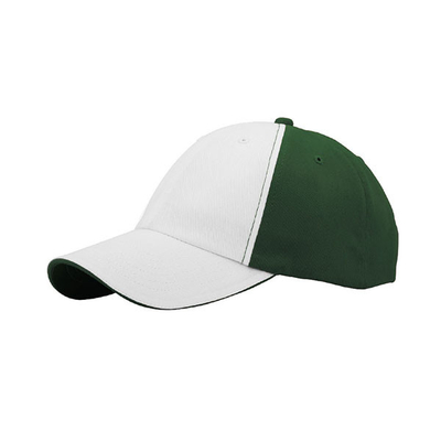 2 Tone 6 Panel Dibangun Baseball Cap, Low Profile Adjustable Pria dan Wanita Cap