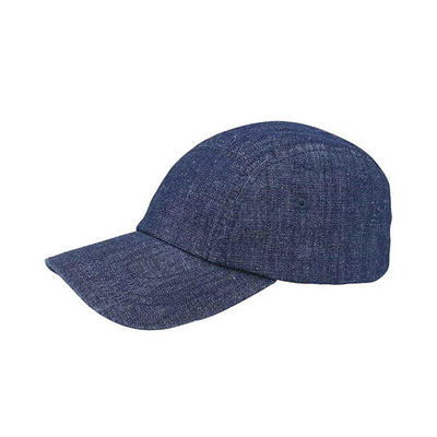 5 Panel Denim Dibangun Baseball Cap, Low Profile Adjustable Pria Dan Wanita Cap