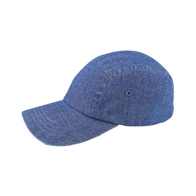 5 Panel Denim Dibangun Baseball Cap, Low Profile Adjustable Pria Dan Wanita Cap