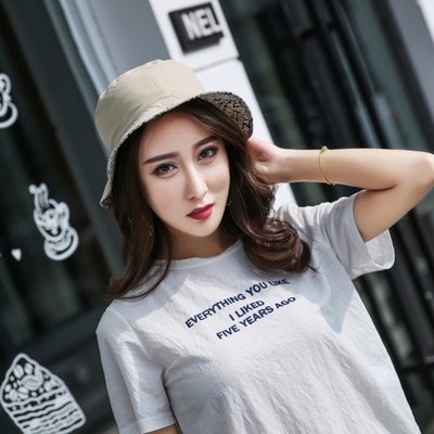 Pria Wanita Custom Reversible Bucket Hat Soft Short Brim Outdoor Pantai Sun Hat