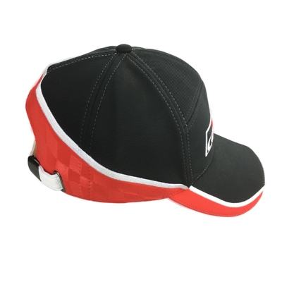 Logo Custom Ottoman topi bordir 7 panel topi bisbol musim panas