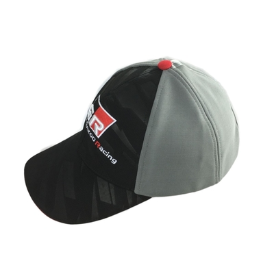 Custom bordir topi balap ukuran 6 panel disesuaikan topi bisbol tahan lama