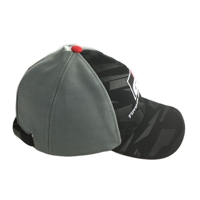 Custom bordir topi balap ukuran 6 panel disesuaikan topi bisbol tahan lama